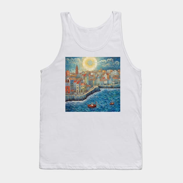 Summer Sun at Penzance Tank Top by EpicFoxArt